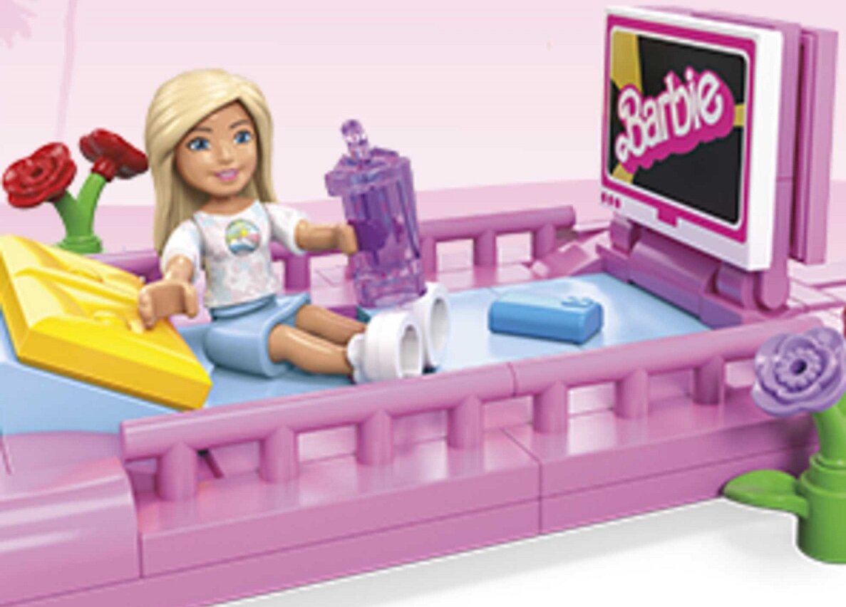 Klocki plastikowe MEGA Barbie Przygodowy Wymarzony Kamper HPN80 mega mega bloks mega construx budowanie konstruowanie składanie konstrukcja zabawka konstrukcyjna zabawka do zbudowania zestaw konstruktorski zabawka konstruktorska zabawki konstruktorskie dla dzieci kolekcja