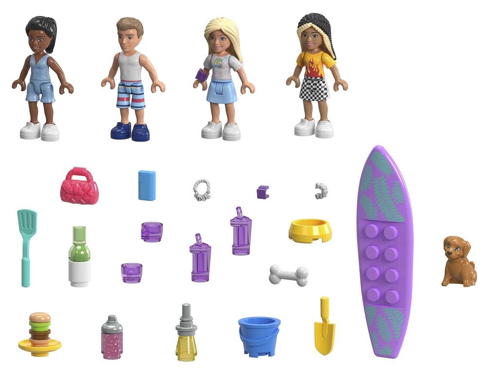 Klocki plastikowe MEGA Barbie Przygodowy Wymarzony Kamper HPN80 mega mega bloks mega construx budowanie konstruowanie składanie konstrukcja zabawka konstrukcyjna zabawka do zbudowania zestaw konstruktorski zabawka konstruktorska zabawki konstruktorskie dla dzieci kolekcja