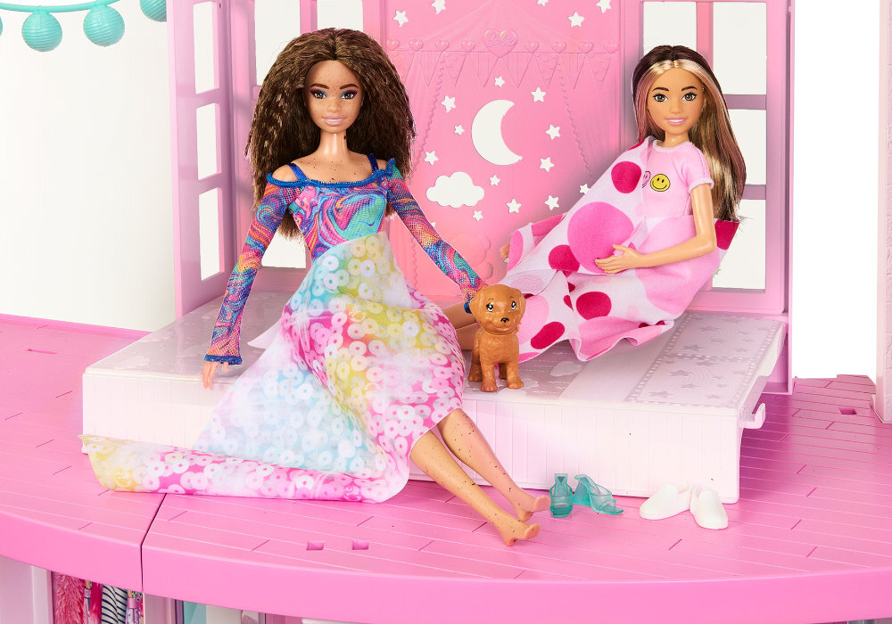 Domek Barbie Dreamhouse Dom Marzeń zabawa impreza kreatywność realizm wysokość marzenia wyposażenie