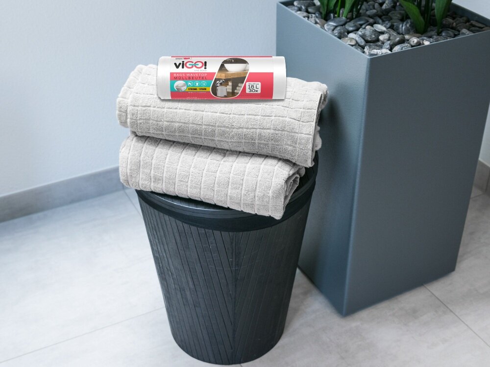 viGO! Standard Worki HD proste białe 18L 30 sztuk praktyczny wybór, funkcjonalność, wyodne użytkowanie