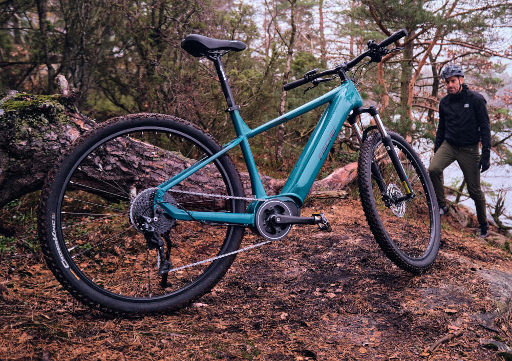 Rower elektryczny FISCHER Montis 4.1I U19 29 cali Niebieski dla wymagajacych rowerzystow dopracowane zawieszenie wydajny silnik elektryczny precyzyjne prowadzenie