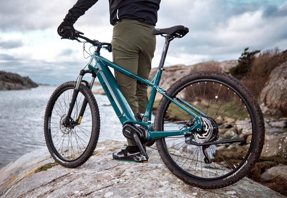 Rower elektryczny FISCHER Montis 4.1I U19 29 cali Niebieski rama aluminiowa 19-calowa solidna lekka latwe prowadzenie wybor rozmiaru ramy Twoj wzrost mierzony w zrelaksowanej pozycji typ roweru