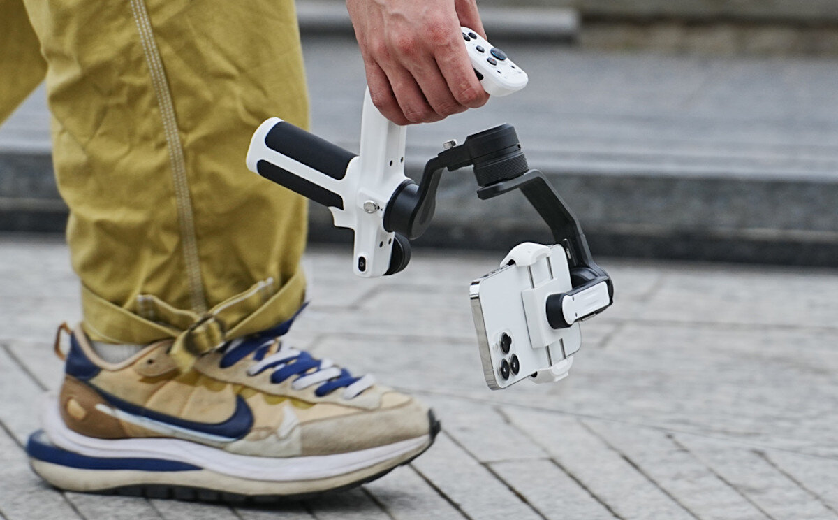 Gimbal ręczny FEIYUTECH Scorp mini P Czarny stabilizacja tryby podążanie śledzenie