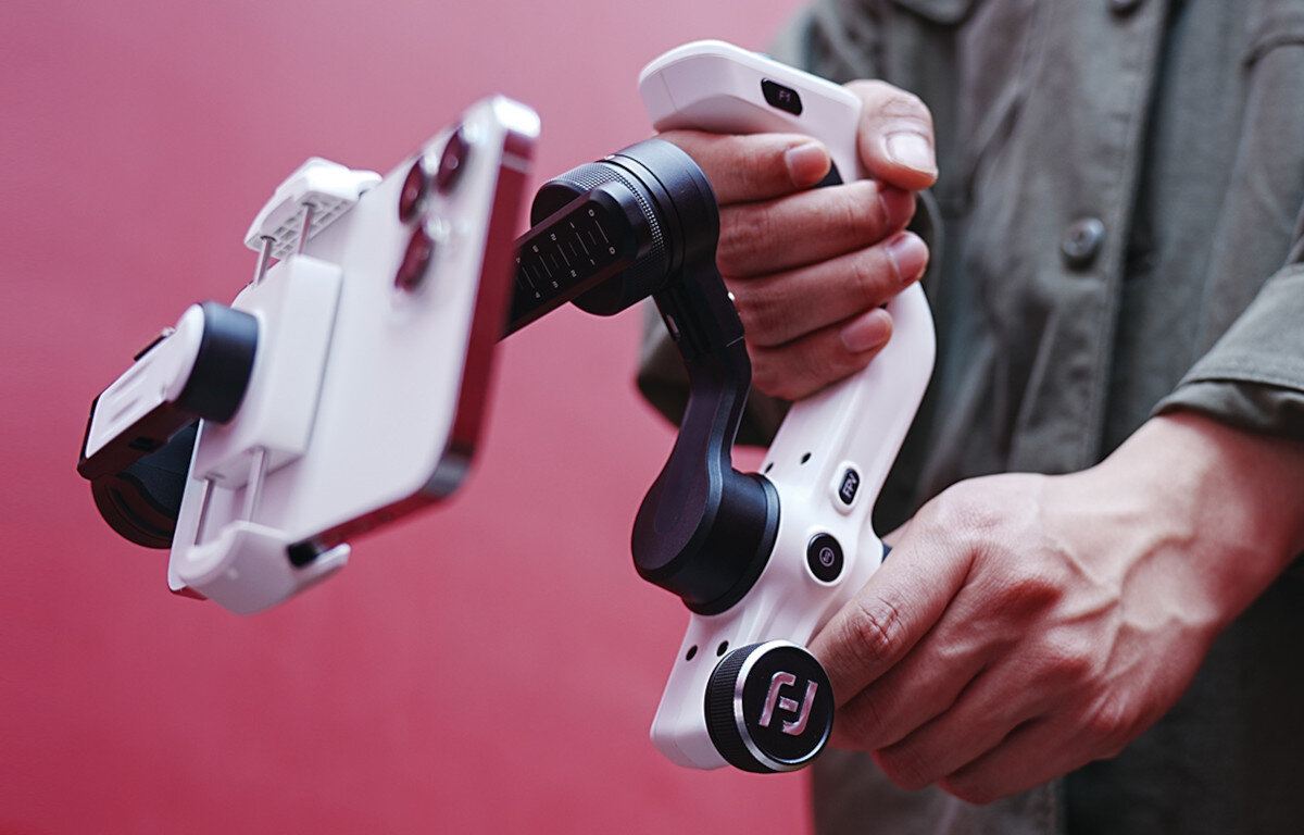 Gimbal ręczny FEIYUTECH Scorp mini P Biały bateria czas działania ładowanie port