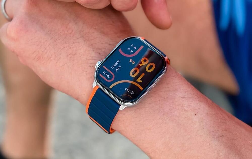 Smartwatch KIESLECT KS Pro ekran bateria czujniki zdrowie sport pasek ładowanie pojemność rozdzielczość łączność sterowanie krew puls rozmowy smartfon aplikacja