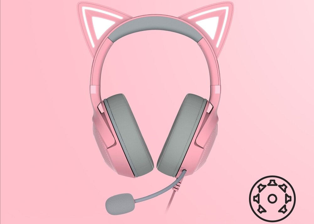 Słuchawki RAZER Kraken Kitty V2 design komfort lekkość dźwięk jakość wrażenia słuchowe ergonomia lekkość sport aktywność podróże czas pracy działanie akumulator