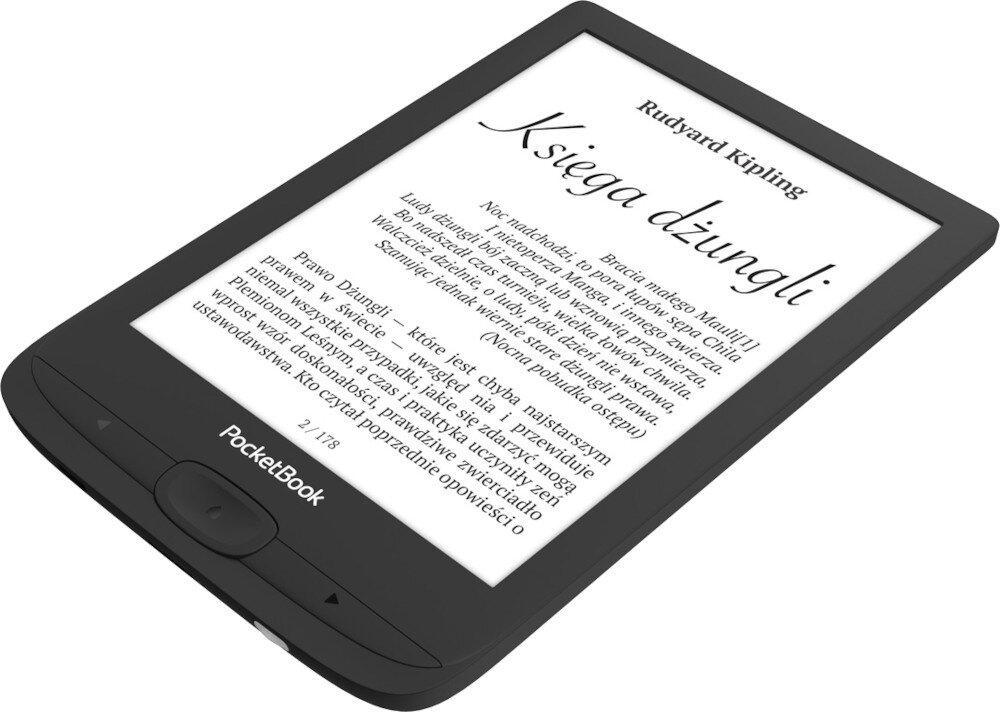 Czytnik e-booków POCKETBOOK 618 Basic Lux 4 Czarny podzespoły bateria żywotność