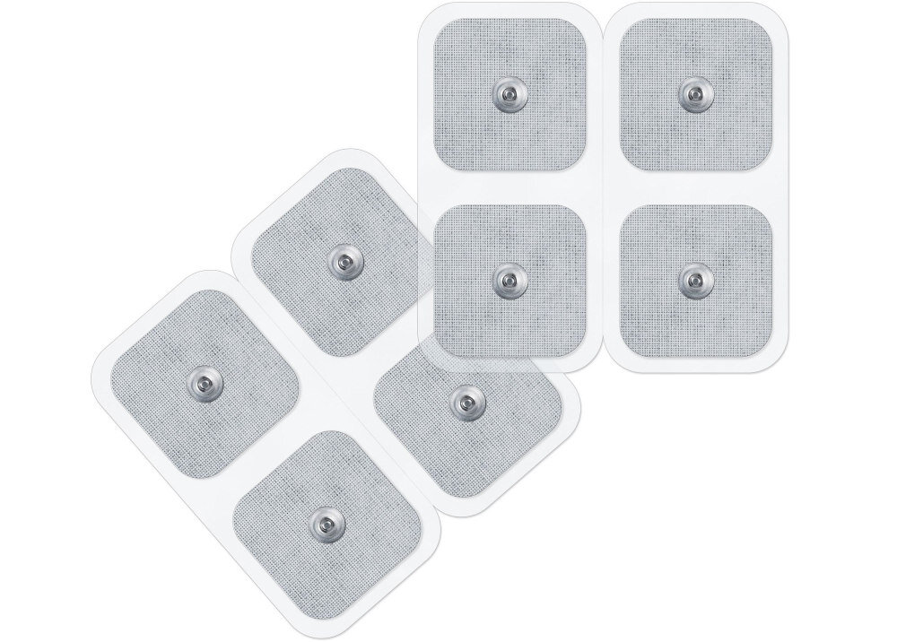 Elektroda BEURER EM 40/41/49/80/95 (8 sztuk) wymiany stymulacja mięśni samoprzylepne skuteczne wielokrotnego użytku zestaw kompatybilne