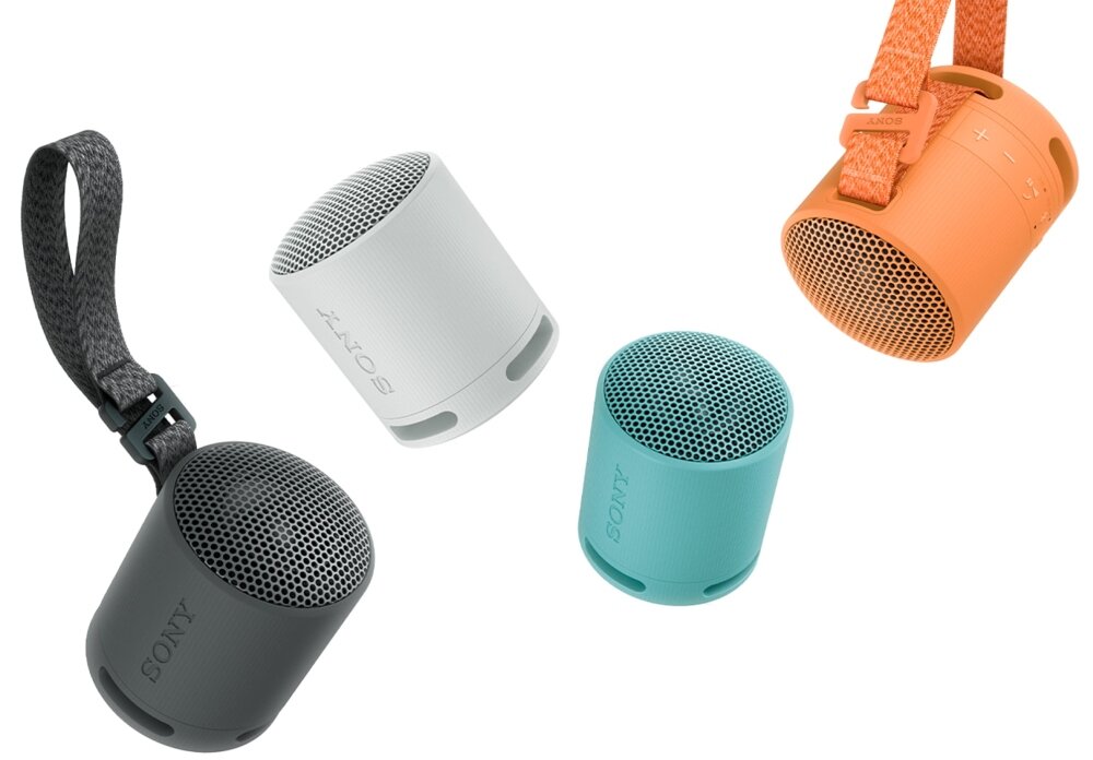 Głośnik mobilny <span>SONY SRS-XB100</span> rozmiar budowa komunikacja szumy dźwięk bateria działanie konstrukcja odporność