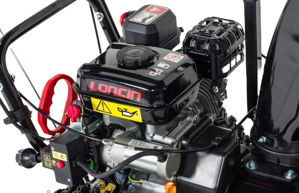 Odśnieżarka spalinowa NAC STP196L-61-E-K duza efektywnosc pracy silnik gornozaworowy Loncin model H200 OHV pojemnosc 196 cm³ moc 4,1 kW