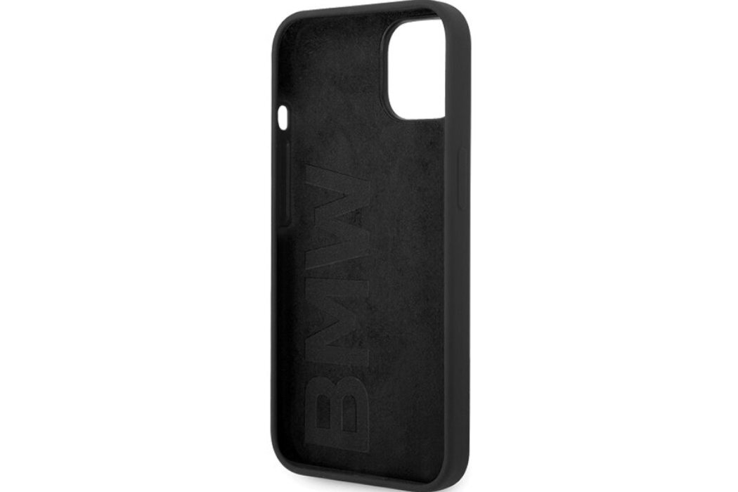 Etui BMW Signature Liquid Silicone MagSafe do Apple iPhone 14 Czarny styl elegancjia ochrona prestiż materiały