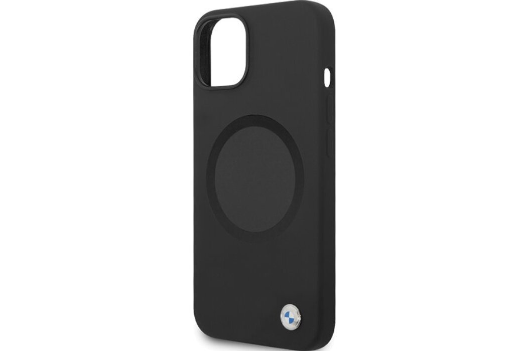Etui BMW Signature Liquid Silicone MagSafe do Apple iPhone 14 Czarny styl elegancjia ochrona prestiż materiały