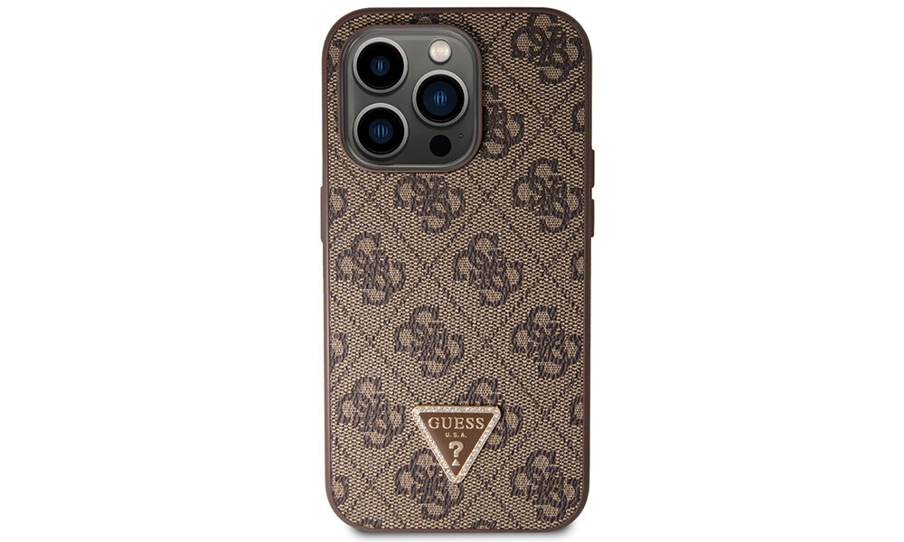 Etui GUESS Glitter Script Big 4G do Apple iPhone OCHRONA FUNKCJONALNOŚĆ DESIGN JAKOŚĆ PORTY WYCIĘCIA