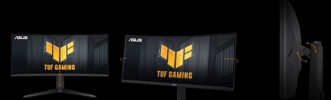 Monitor ASUS TUF Gaming VG34VQL3A - Ergonomiczny design