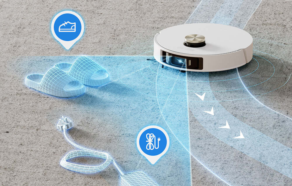 Robot sprzątający DREAME L20 Ultra Complet system nawigacji Pathfinder™ oświetlenie LED 55 różnych obiektów