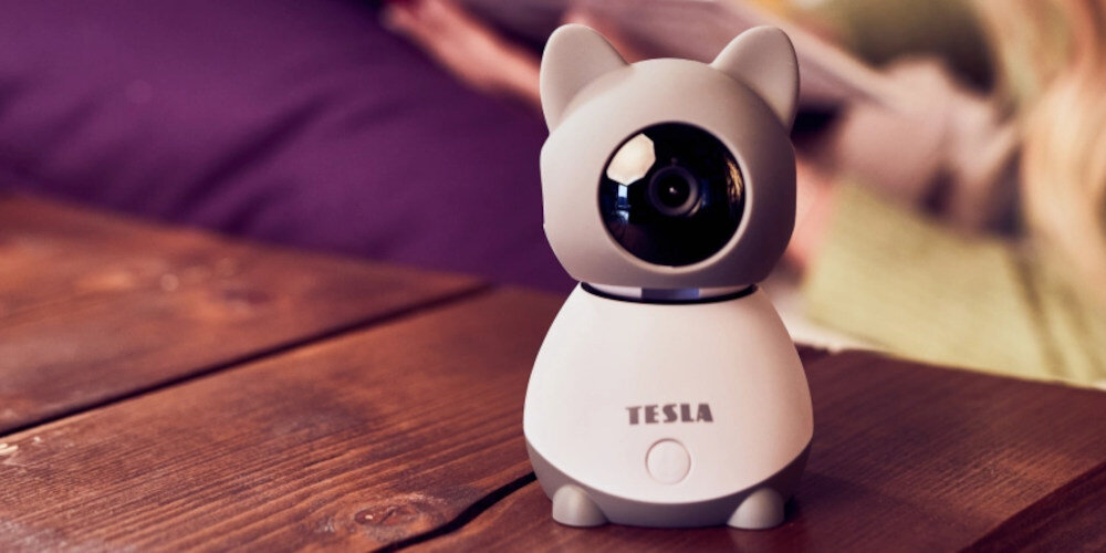Niania elektroniczna TESLA Smart Camera Baby B250 rozdzielczość 2K wyraźny obraz szczegóły szeroki kąt