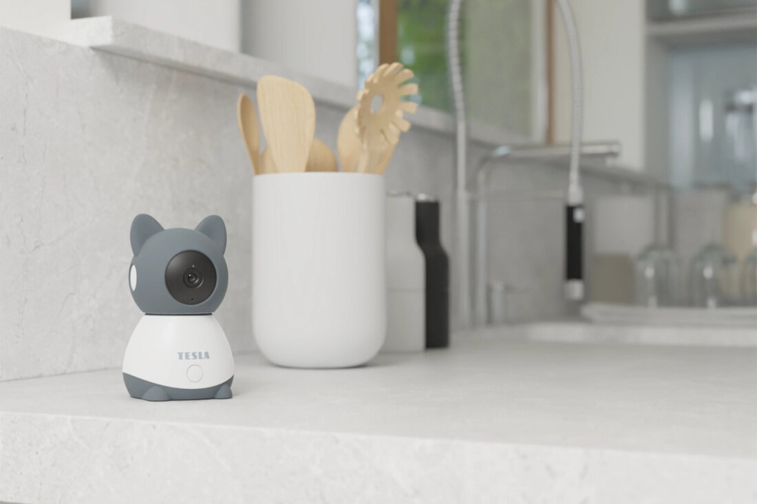 Niania elektroniczna TESLA Smart Camera Baby B250 Wykrywanie dźwięku ruch powiadomienie