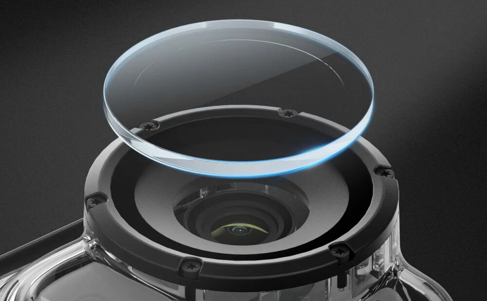 Obudowa wodoszczelna INSTA360 GO 3 Dive Case wykonanie szczelność głębokość soczewki kształt przyciski