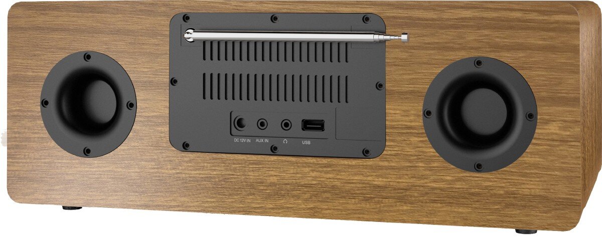 Wieża DENVER MIR-270DV Drewno porty złącza