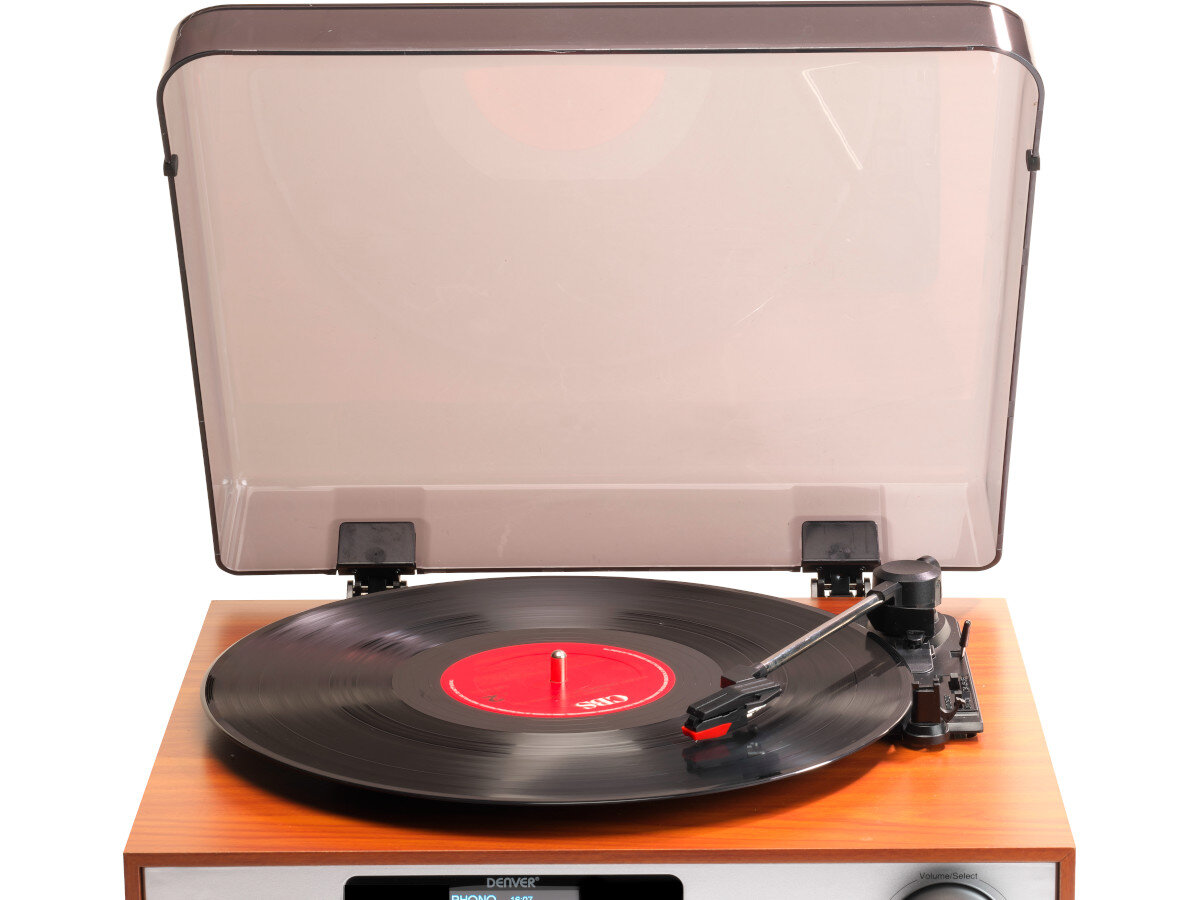 Gramofon DENVER MRD-52 Jasnobrązowy cechy zalety przeznaczenie opis