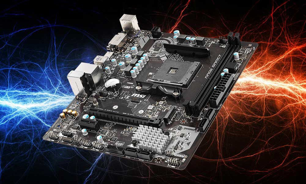 Komputer XQUANTUM XQR3R8S500-XA4 R3-4300G 8GB RAM 500GB SSD płyta główna dźwięk rozbudowa złącza karta graficzna