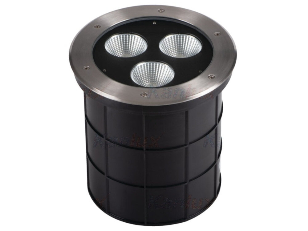 Oprawa najazdowa KANLUX KANLUX Turro 3X15W-NW 18983 Srebrny stylowe funkcjonalne oswietlenie zewnetrzne praktyczne rozwiazanie do oswietlania scizek tarasow wejsc bardzo prosta w instalacji do wbudowania w podloze wypuszczone wolne konce przewodow