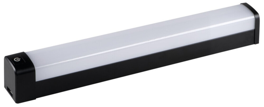 Oprawa KANLUX AKVO 20W-NW-B S Czarny elegancka oprawa scienna funkcja oswietleniowa estetyczny stylowy element dekoracyjny niewielkie wymiary 800 x 70 x 57 mm