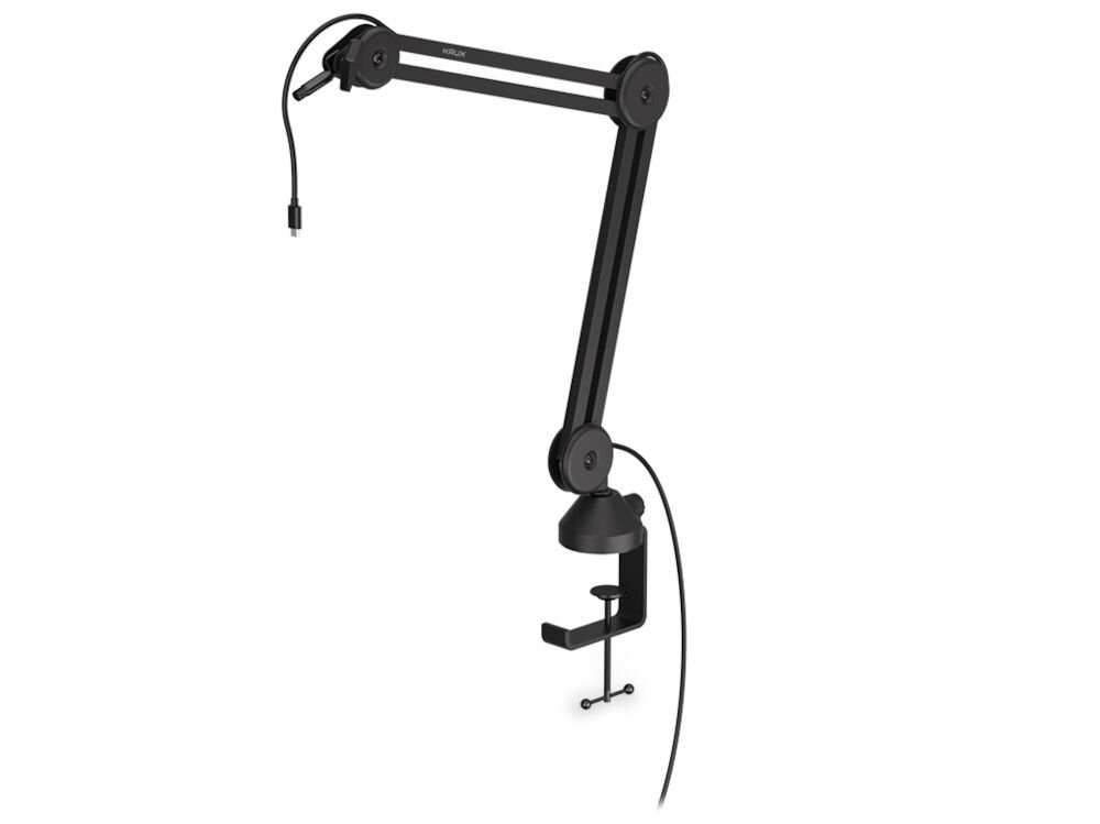 Ramie mikrofonowe KRUX Arm 200S stabilność estetyczne kable
