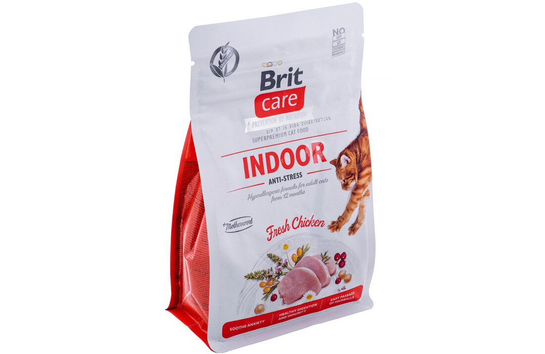 Karma dla kota BRIT CARE Cat Grain-Free Indoor Kurczak 400 g witaminy zdrowie