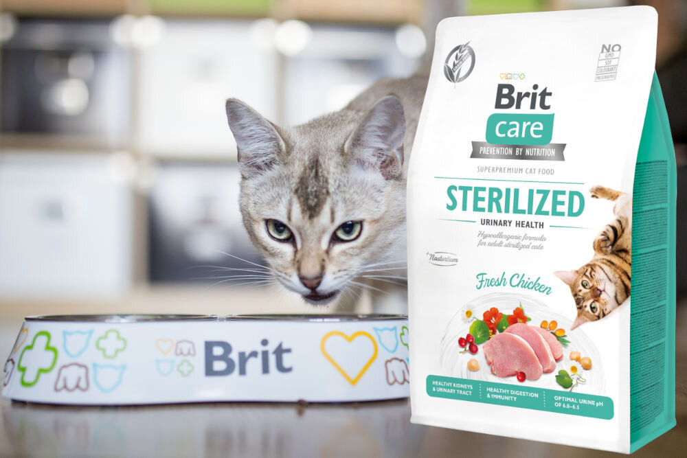 Karma dla kota BRIT Care Sterilized Urinary Kurczak 400 g witaminy zdrowie