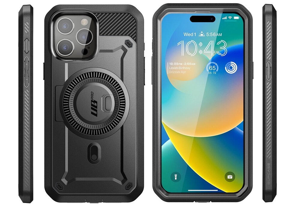Etui SUPCASE Unicorn Beetle Pro MagSafe do Apple iPhone 15 Czarny Kompleksowa ochrona Niezawodna ochrona ekranu Pełna Kompatybilność Wytrzymałość Testowana w Terenie