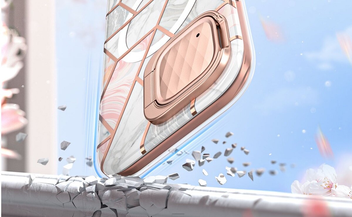 Etui SUPCASE Cosmo Mag MagSafe do Apple iPhone 15 Elegancja ochrona Smukły Wytrzymały Wyjątkowa Stylizacja Kompatybilność MagSafe Standard Wojskowy