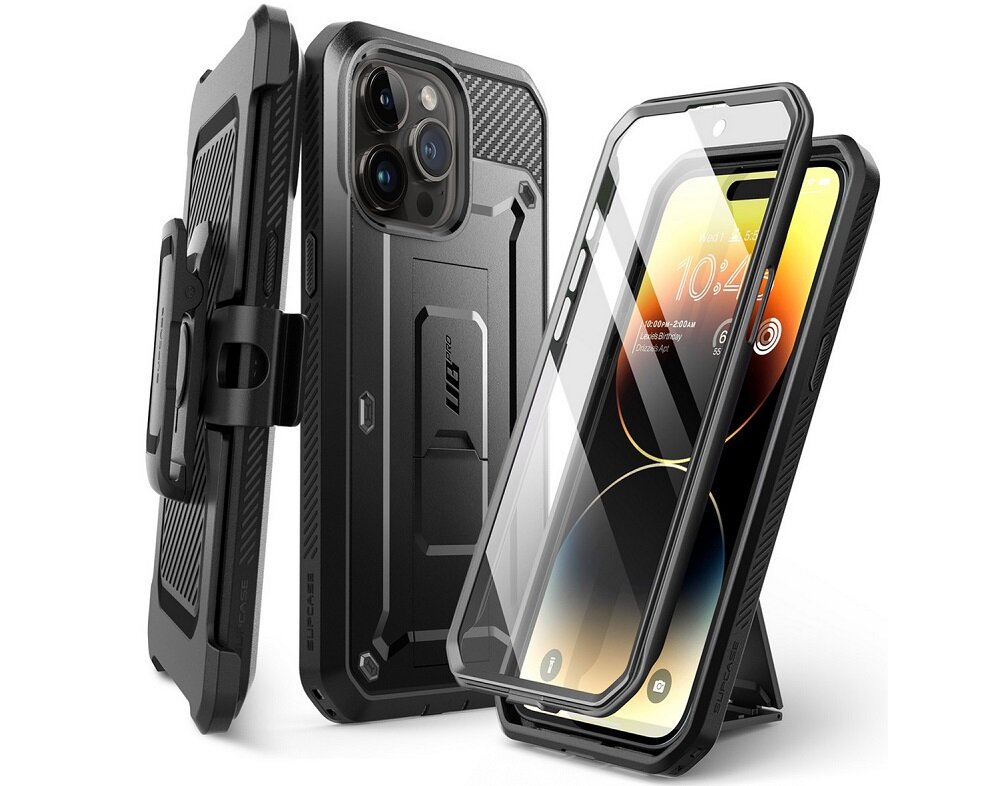 Etui SUPCASE Unicorn Beetle Pro MagSafe do Apple iPhone 15 Czarny Kompleksowa ochrona Niezawodna ochrona ekranu Pełna Kompatybilność Wytrzymałość Testowana w Terenie