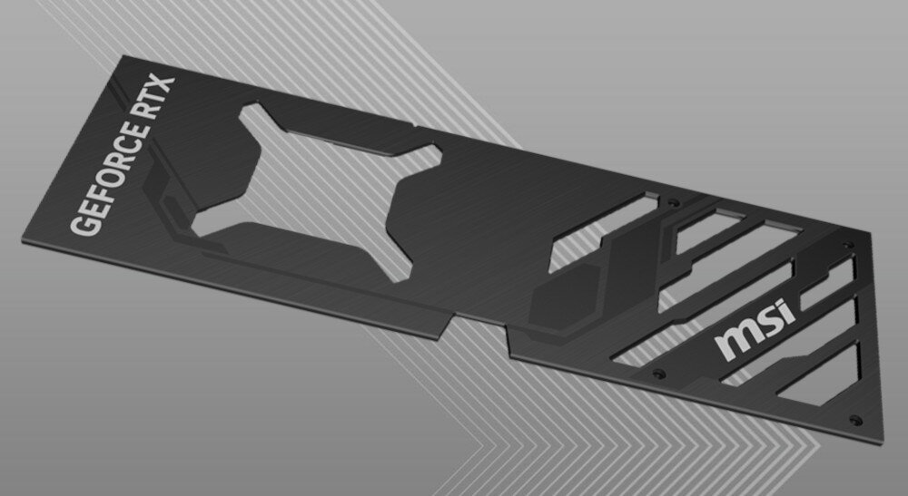 Karta graficzna MSI GeForce RTX 4070 Ventus 3x E 12GB OC DLSS 3 backplate bezpieczniki