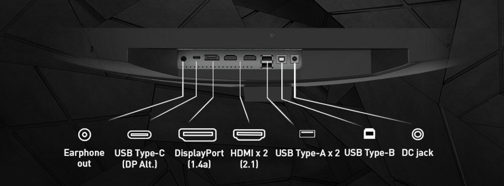Monitor MSI MAG 274UPF 27 3840x2160px IPS 144Hz 1 ms porty podłączenie złącza
