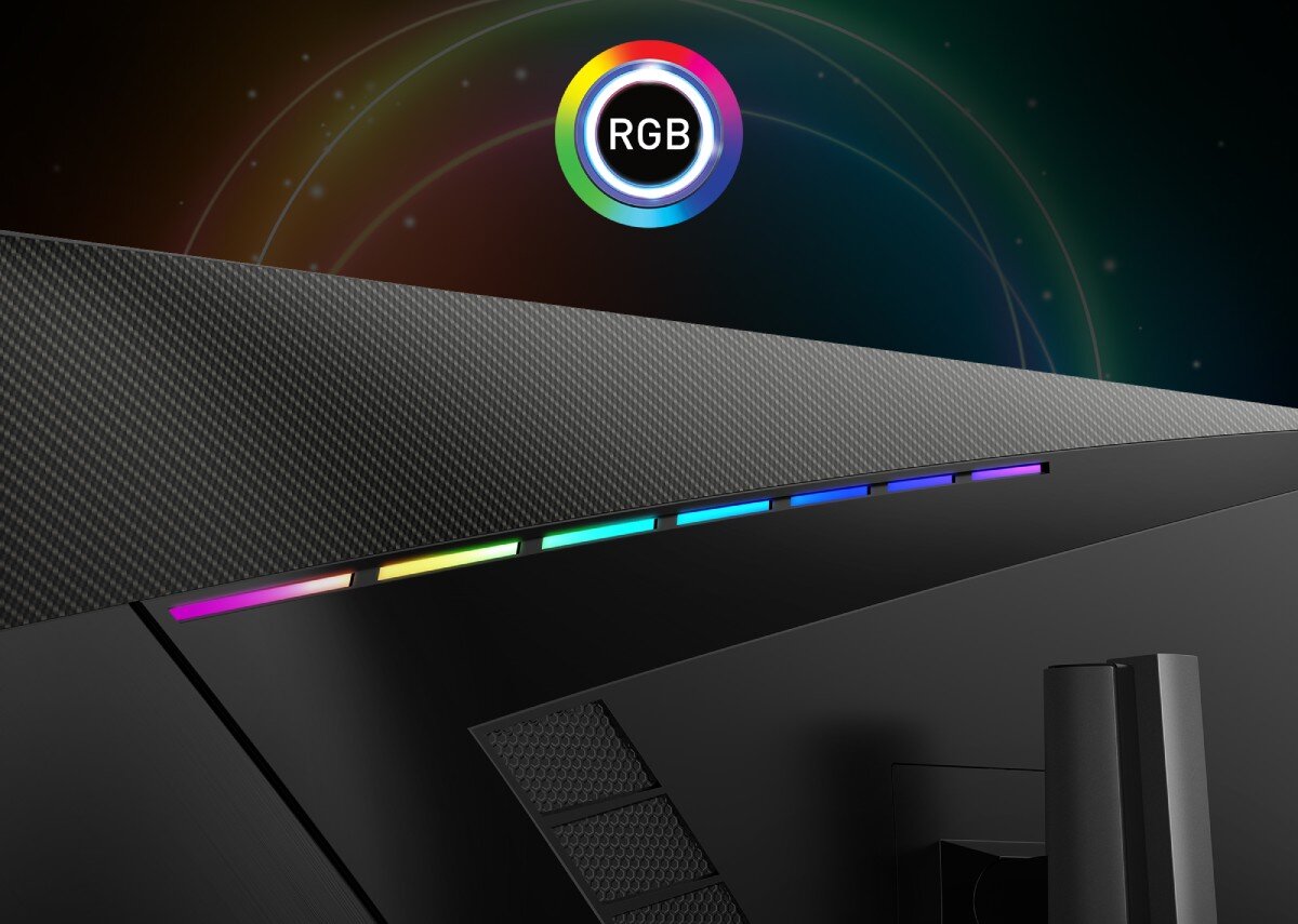 Monitor MSI MAG401QR 40 3440x1440px IPS 155Hz 1 ms [MPRT] podświetlenie wygląd RGB