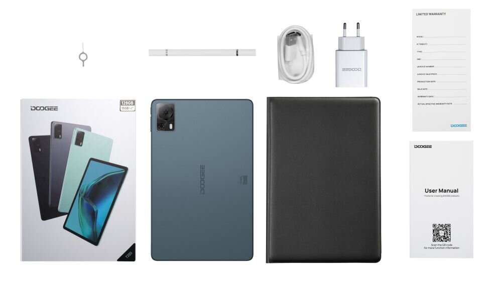 Tablet DOOGEE T20S    ekran bateria aparat procesor ram pamięć pojemność rozdzielczość zdjęcia filmy opis dane cechy blokady system łączność wifi bluetooth obudowa szkło odporność porty muzyka transfer sieć przekątna matryca waga czujniki oled amoled ips