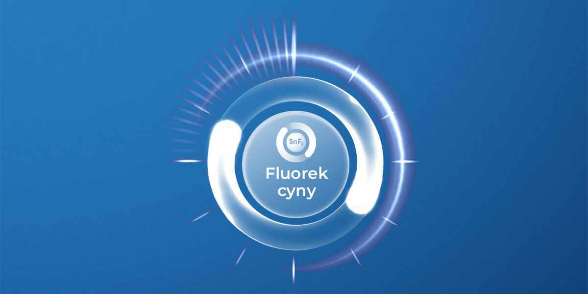 Pasta do zębów ORAL-B Pro-Expert Whitening Crystals (Delikatne wybielanie) 75 ml zdjęcie lifestyle z fluorkiem cyny