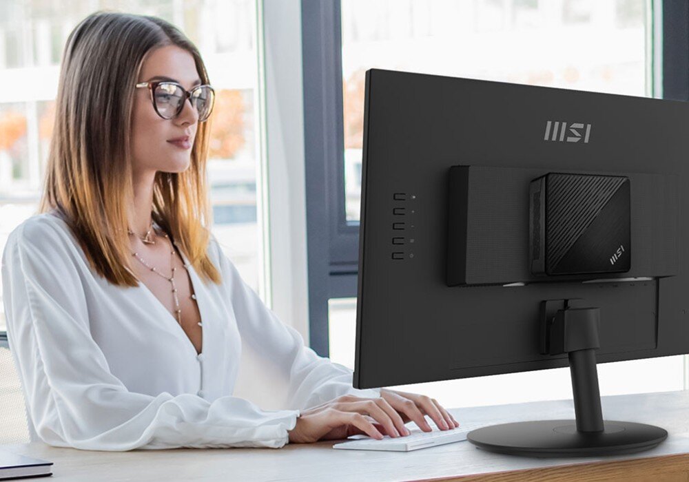 Monitor MSI Pro MP242A 23.8 1920x1080px IPS 100Hz 1 ms [MPRT] konstrukcja montaż VESA regulacja