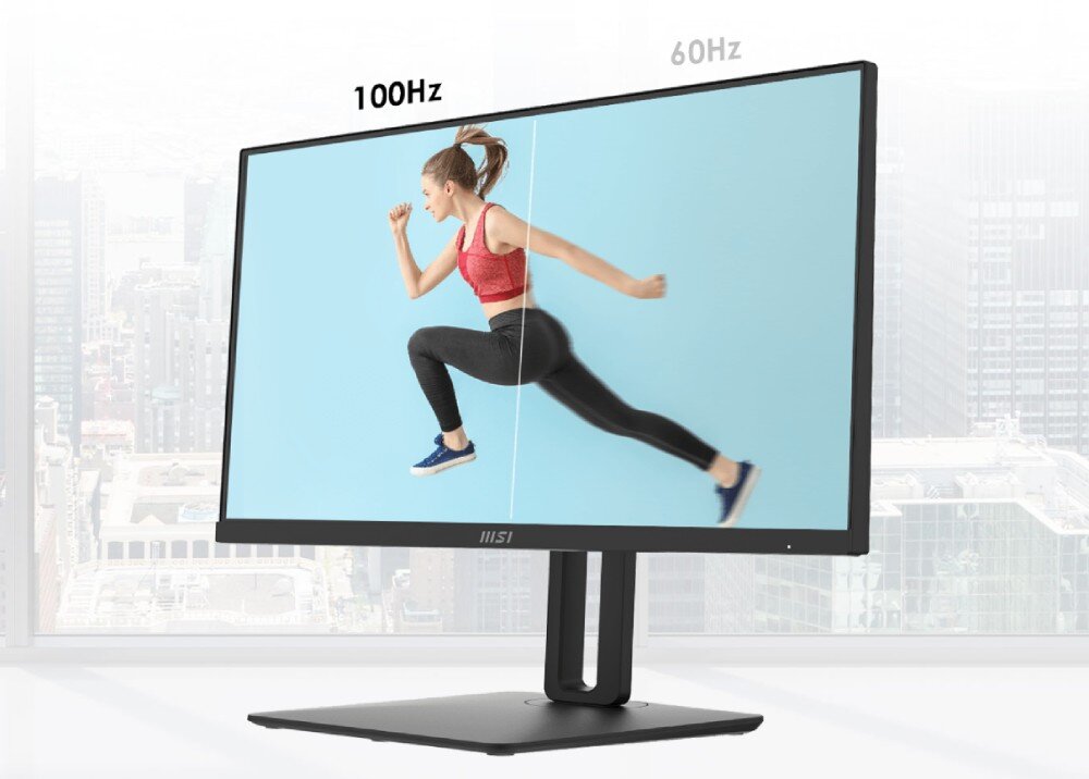 Monitor MSI Pro MP242AP 23.8 1920x1080px IPS 100Hz 1 ms [MPRT] płynność odświeżanie czas reakcji