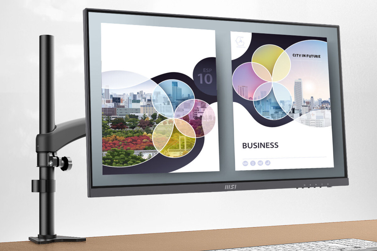 Monitor MSI Pro MP273A 27 1920x1080px IPS 100Hz 1 ms mocowanie VESA ramię uchwyt montaż