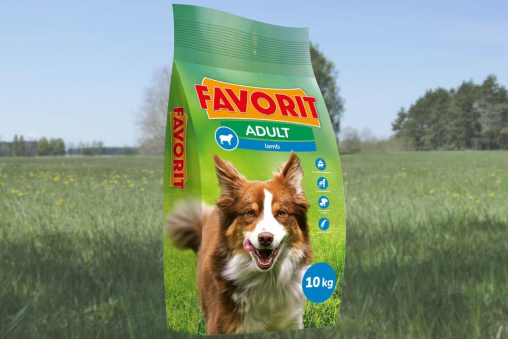 Karma dla psa FAVORIT Jagnięcina 10 kg dawkowanie analiza sklad