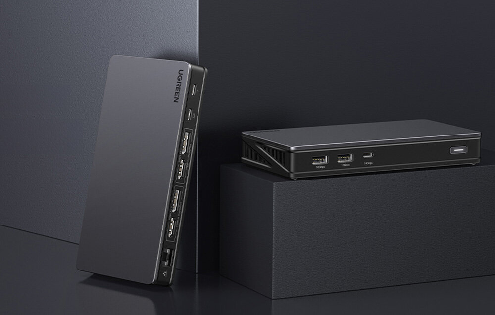 Stacja dokująca UGREEN Revodok Pro CM615 hub slot karta jakosc pliki niezawodnosc systemy