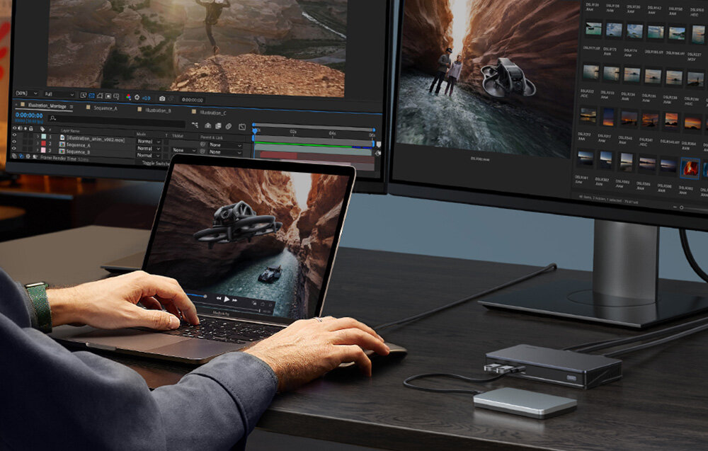 Stacja dokująca UGREEN Revodok Pro CM615 obraz porty bogactwo szczegoly 