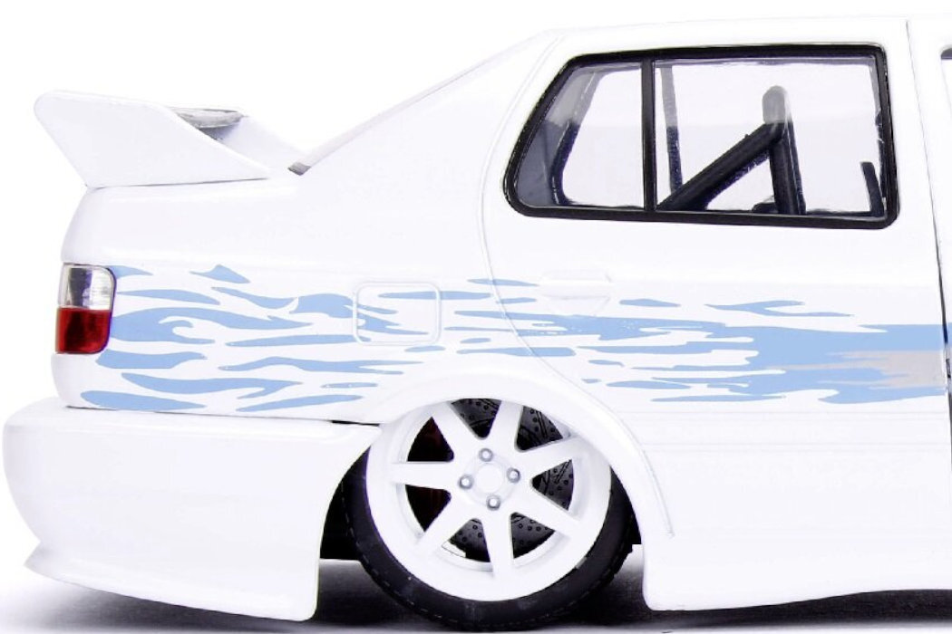 Samochód JADA TOYS Szybcy i wściekli 1995 Volkswagen Jetta zabawa realizm film ruchome obrotowe realistyczne