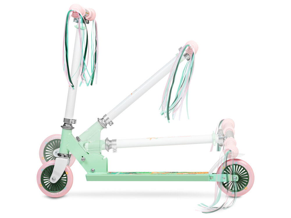 Hulajnoga SPOKEY Duke Seledynowy skladana niewielka waga 2,1 kg