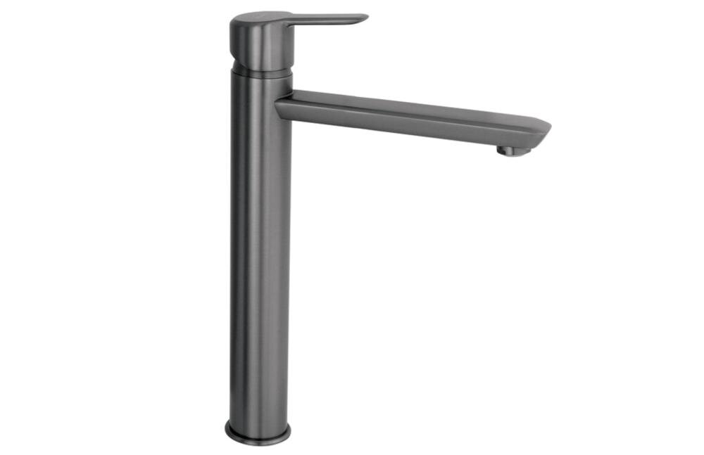 DEANTE Arnika BQA D20N komfort bateria umywalkowa stojąca głowica ceramiczna aranżacja łazienka mosiądz eleganckie wykończenie trwałość niezawodność zasięg wylewka design wygodne czyszczenie