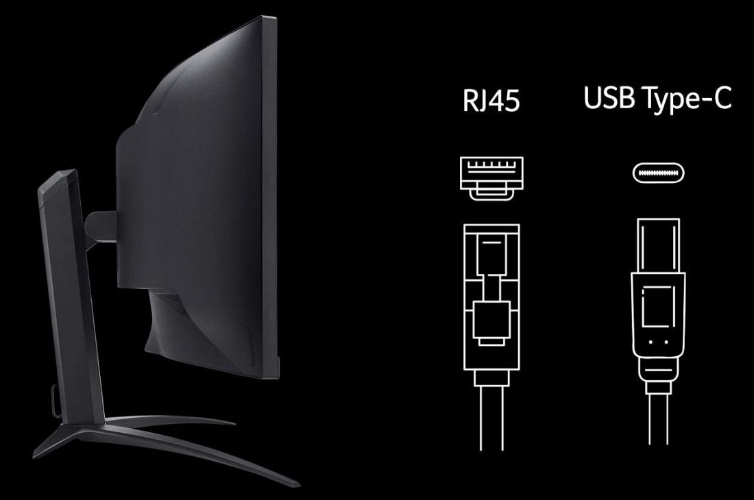 Monitor ACER Nitro XZ452CUVbemiiphuzx - Type-C PD 