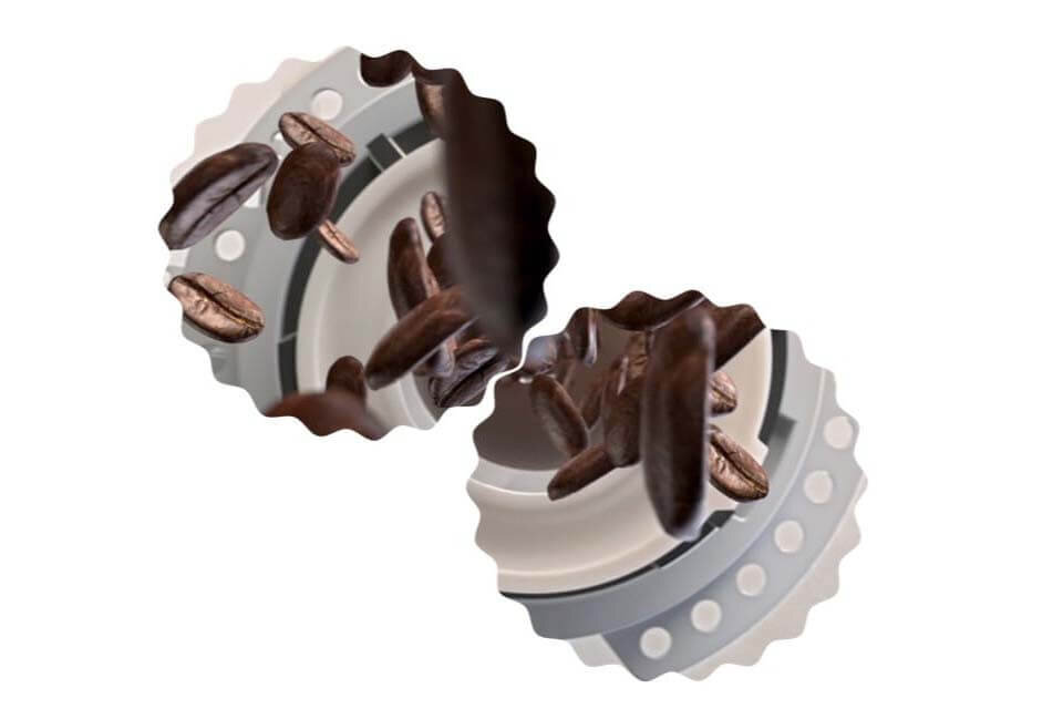 Wytrzymały młynek ceramiczny zapewnia właściwe działanie ekspresu Philips Wytrzymały młynek ceramiczny zapewnia właściwe działanie ekspresu Philips