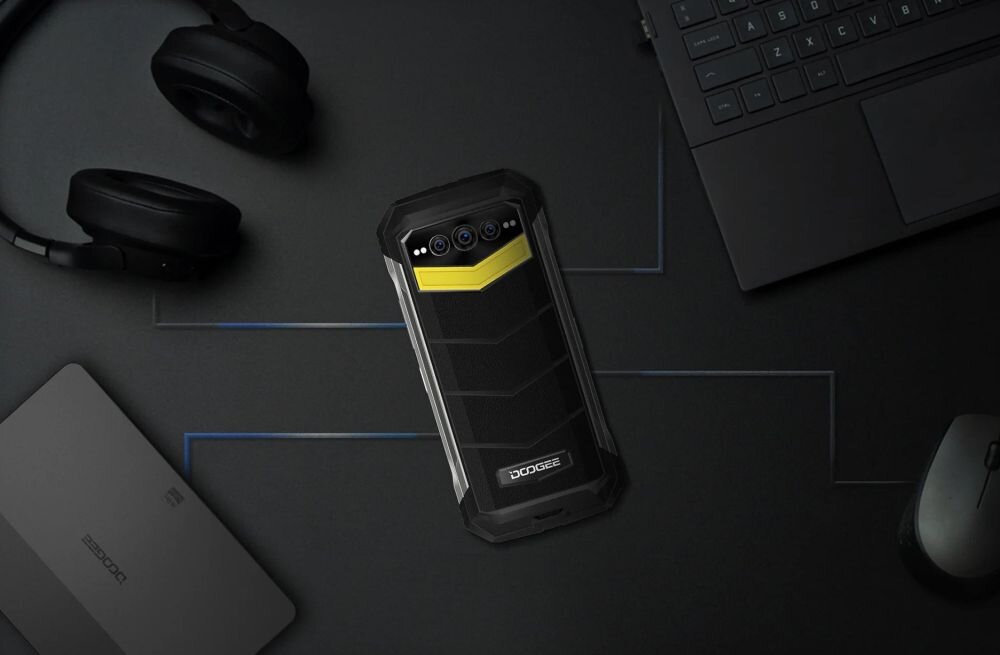 Smartfon DOOGEE S100 Pro    ekran bateria aparat procesor ram pamięć pojemność rozdzielczość zdjęcia filmy opis dane cechy blokady system łączność wifi bluetooth obudowa szkło odporność porty muzyka transfer sieć przekątna matryca waga czujniki oled amoled ips